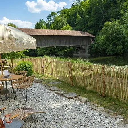 Casa vacanze Pure Jagst, Traum-lage Am Fluss Mit Kaminzimmer Und Infrarot-waermekabine