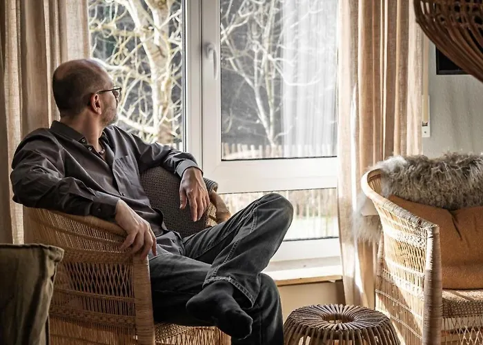 Pure Jagst, Traum-lage Am Fluss Mit Kaminzimmer Und Infrarot-waermekabine * Rindenmoos