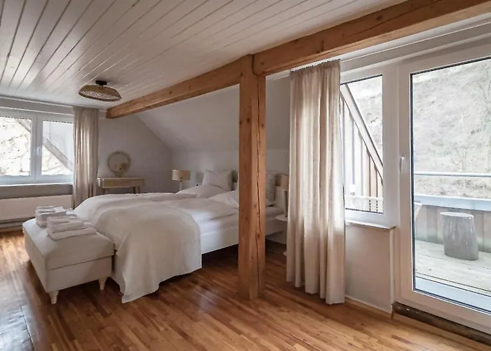 Pure Jagst, Traum-lage Am Fluss Mit Kaminzimmer Und Infrarot-waermekabine * Rindenmoos